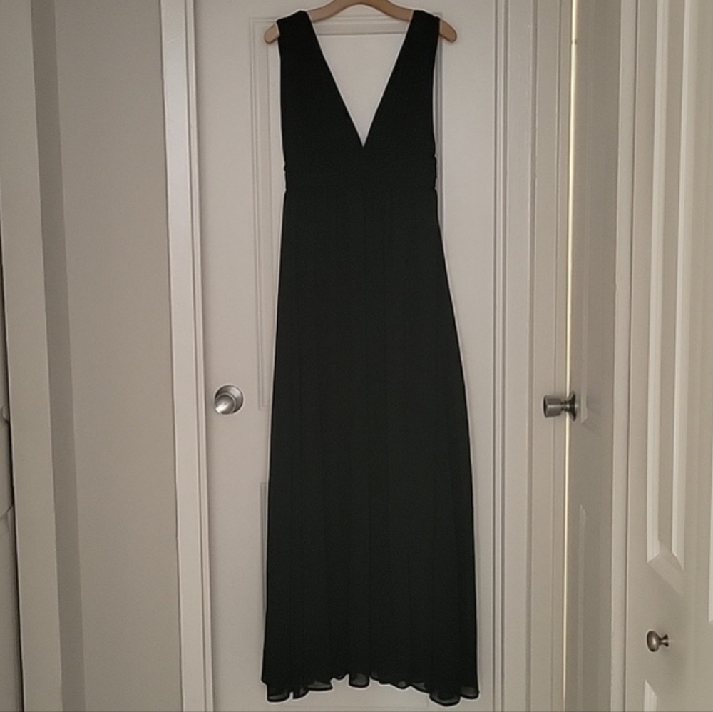 Lulus NWOT Heavenly Hues Black Maxi Dress Size L - Picture 4 of 11